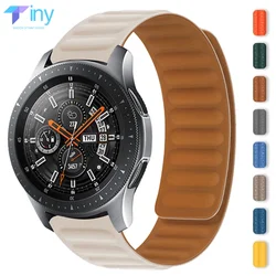 20mm 22mm Strap for Samsung Galaxy Watch 6 5 4 40mm 44mm Gear S3 Active2 Silicone Magnetic Bracelet Classic 43mm 47mm Universal