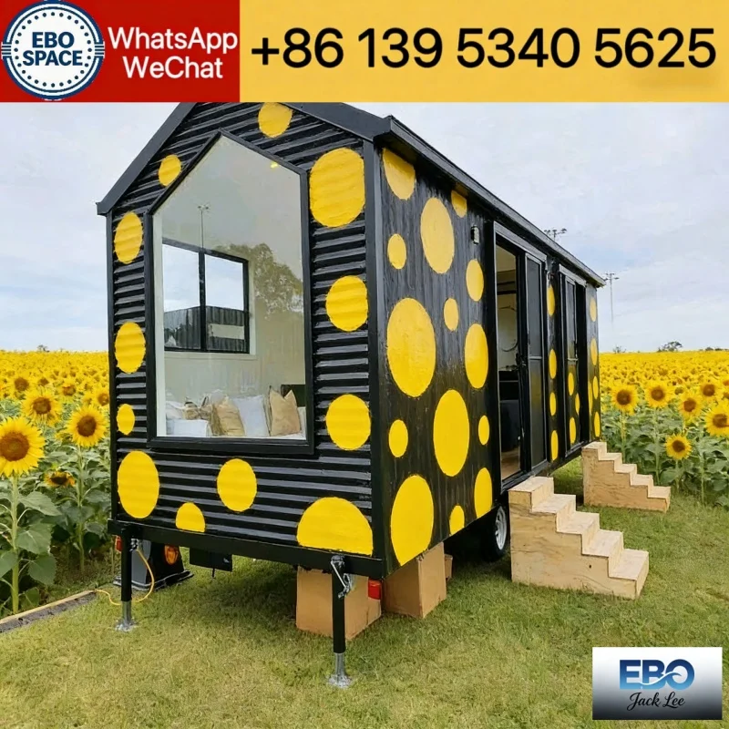 China Made Expandable Container Home 20ft 30ft 40ft Tiny Cabin Outdoor Garden House with Kitchen Bathroom CE