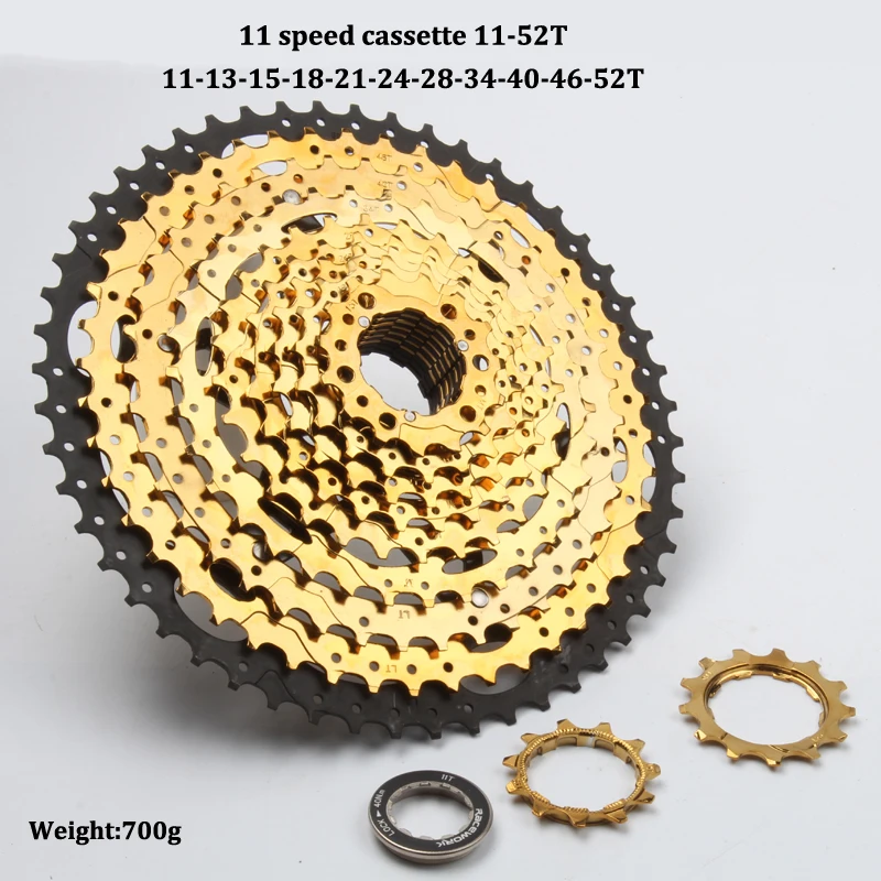 RACEWORK bicycle cassette 11 speed cassette 11-46T 50T 52T 11S HG hub all steel mountain bike cassette bike sprocket MTB