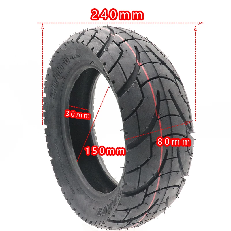 80/65-6 TOUVT Tires for Dualtron VICTOR LUXURY EAGLE Speedway 4 5 Zero 10X Kugoo M4 10 Inch Electric Scooters Minimotors