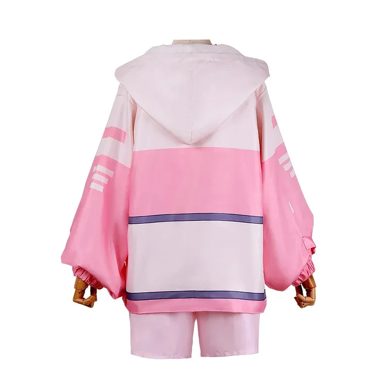 Li Tianxi Link Click Cosplay Anime Arrogant Girl Costume Pink Uniform Wig Party Activity Role Play Outfit For Women