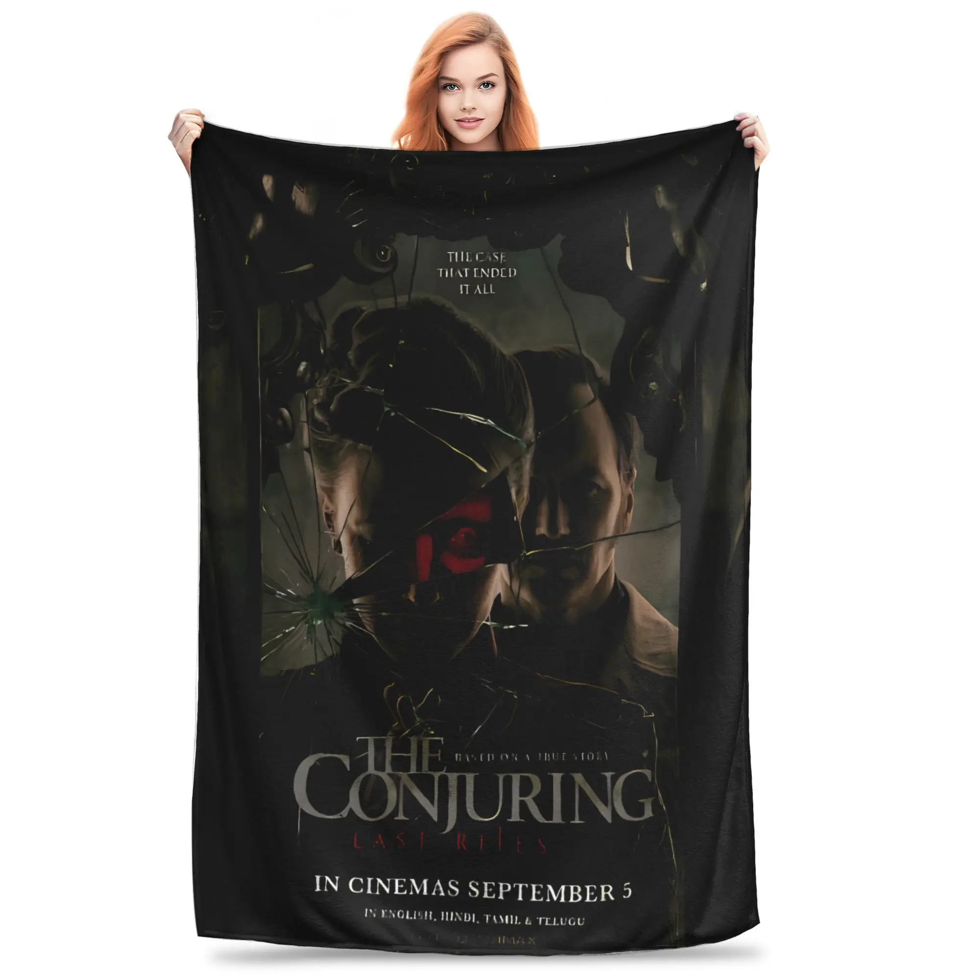 The Conjuring آخر طقوس بطانية دافئة لينة رقيق أفخم رمي بطانية لصبي فتاة الأريكة كرسي أريكة سرير الفانيلا غطاء السرير