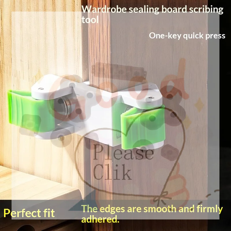 【HG】1Pcs Quick Portable Cabinet Installation Fixture Woodworking Cabinet Marking Jig Thickened Locator No‑Scratch Panel Marking