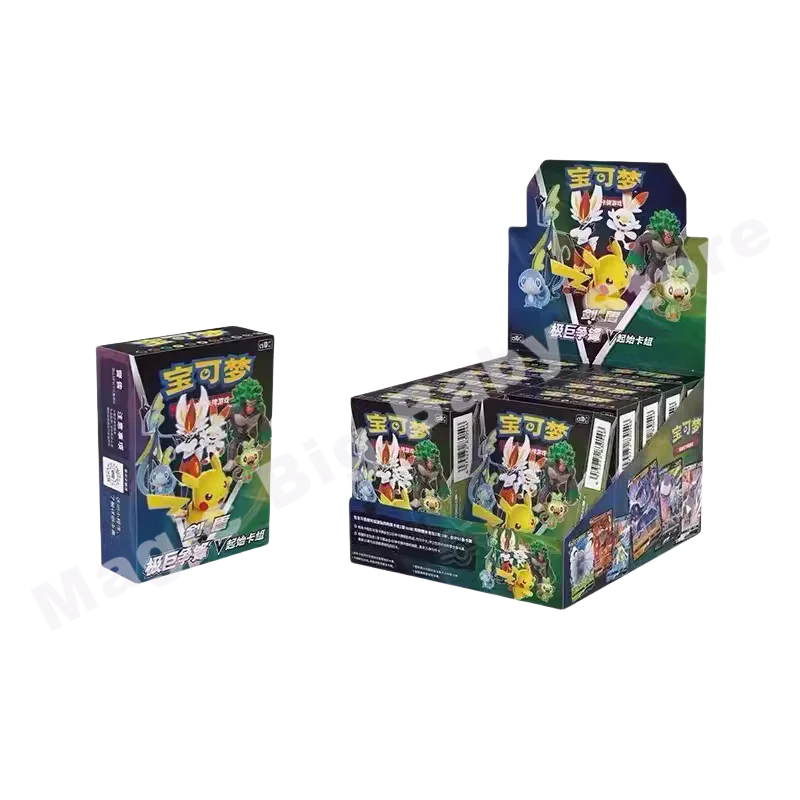 Oryginalna oryginalna karta Pokemon PTCG chińska 7.0 Bravely urocze gwiazdy 5.0 prehistoryczne sztuki walki 3.0 Extreme Battle Start Deck