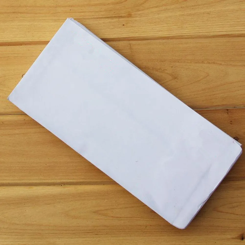 

100Pcs White Blank Envelopes 165x100mm Premium Kraft Paper Eco-Friendly Compostable for Gifting Photos Money Mini Envelopes