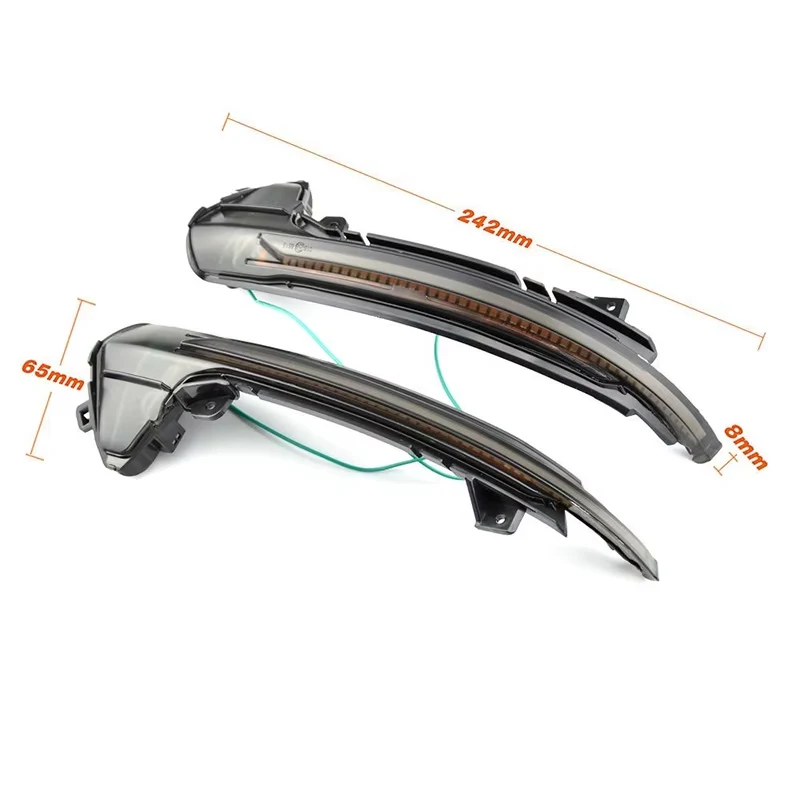 

For Audi 2012-2018 A6/S6 Rearview mirror turn signal a pair Car turn signal Replace accessories