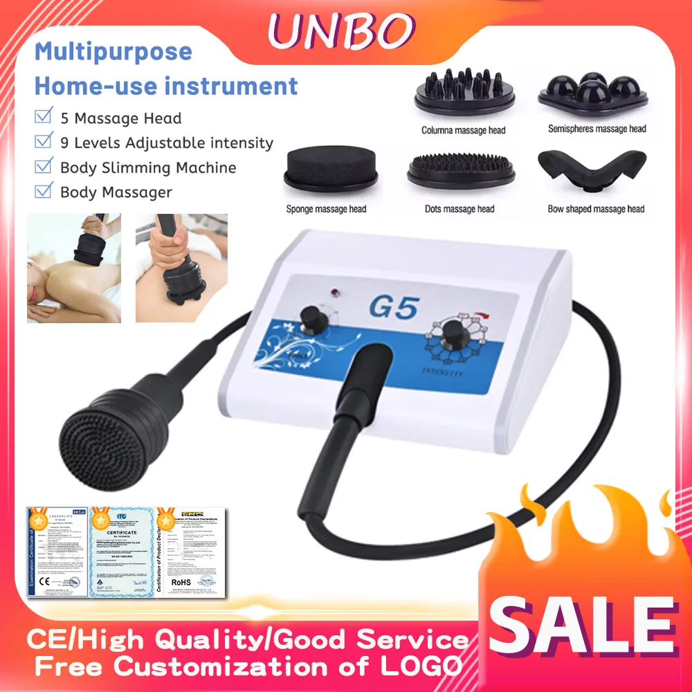 Professional G5 Massager High Frequency Vibration Body Slimming Weight Loss Machine Fat Dissolving Cellulite Massage Spa Device