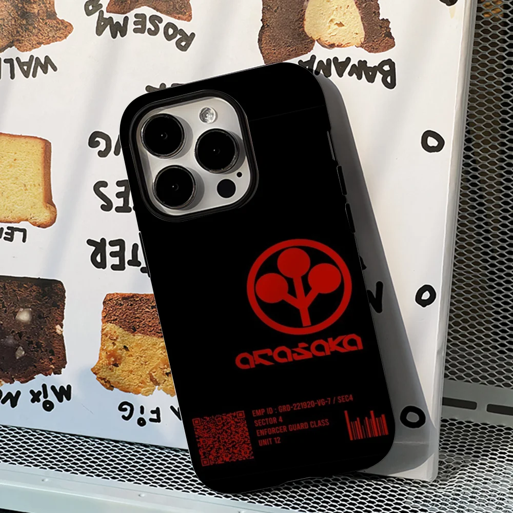 

Чехол для телефона «Арасака» в стиле киберпанк, пленочный чехол для IPhone 16, 15, 14, 13, 12, 11 Pro Max Plus
