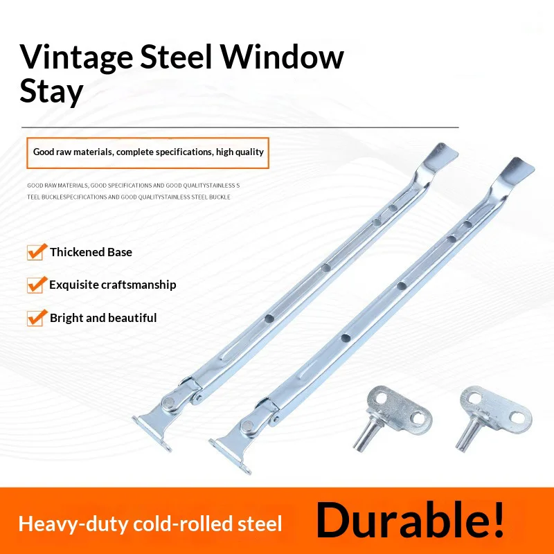 Anwang old-style steel window handle iron craft support rod villa iron window grip support door and window handle windproof supp