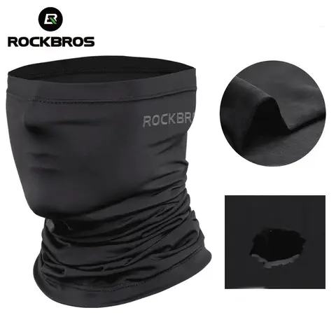 ROCKBROS 빠른 건조 사이클링 페이스 마스크 스카프 썬 프로텍션 사이클링 모자를 쓰고 있죠 야외 스포츠 페이스 커버 통기성 자전거 반다나