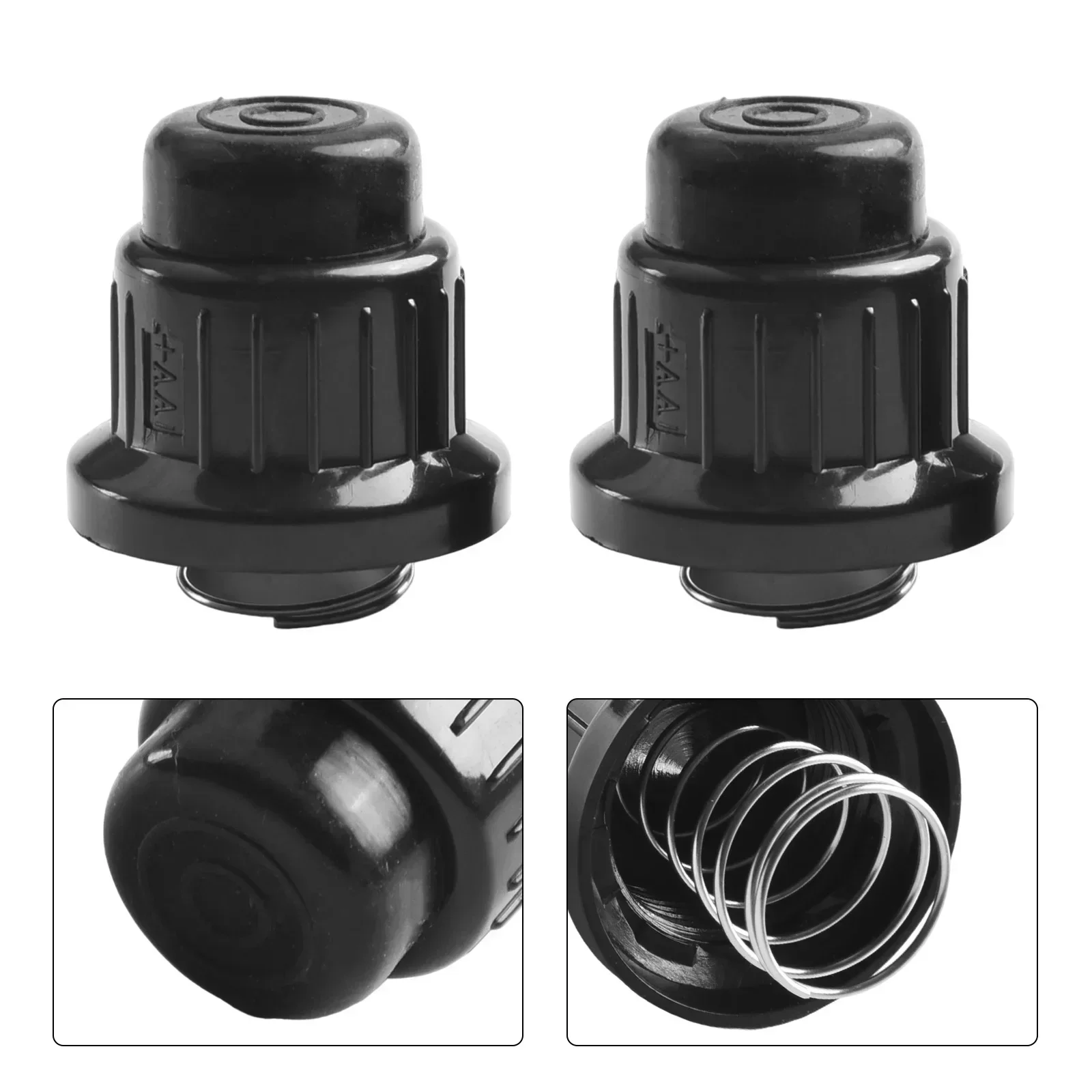 2 PCS Plastic Grill Propane Gas Fire  AA Battery Pulse Electronic Ignition Button Switch Switch Cap FireplacePart