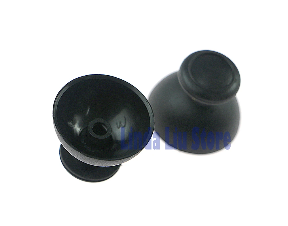 20pcs/lot Replacement White Black Thumbstick Joysticks Cap Shell Mushroom Caps for Nintendo Wii Game Controller