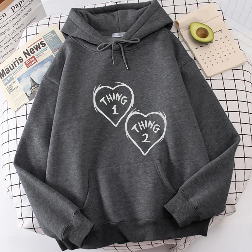 Heart Thing Graphic Hoodie Hoodies For Man Hooded Sweatshirts Women Men Clothing Y2K Clothes Long Sleeve Hoodie