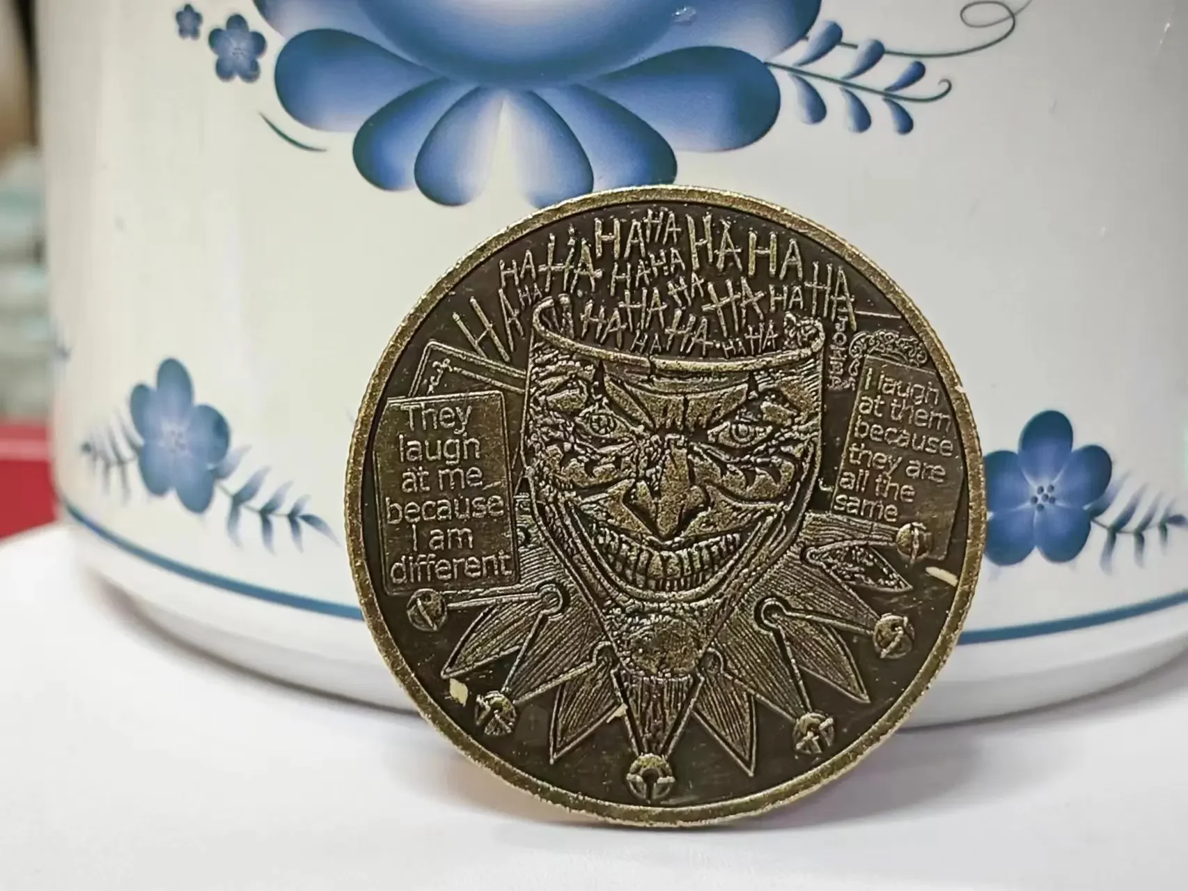 1PC Joker Coin Spot Commemorative Coin Wandering Coin Commemorative Medal Aging Collection Commemorative Coin