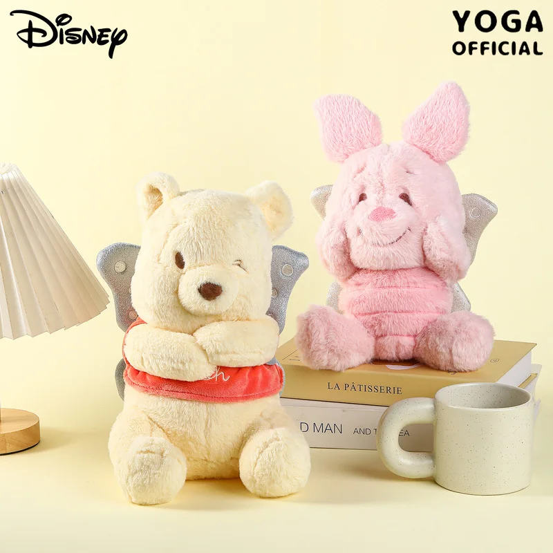 

anime Winnie Bear Kawaii piglet Plush doll Girl's heart Sofa decorations pp cotton filling Pillow Toy dolls decorate Toy Gift