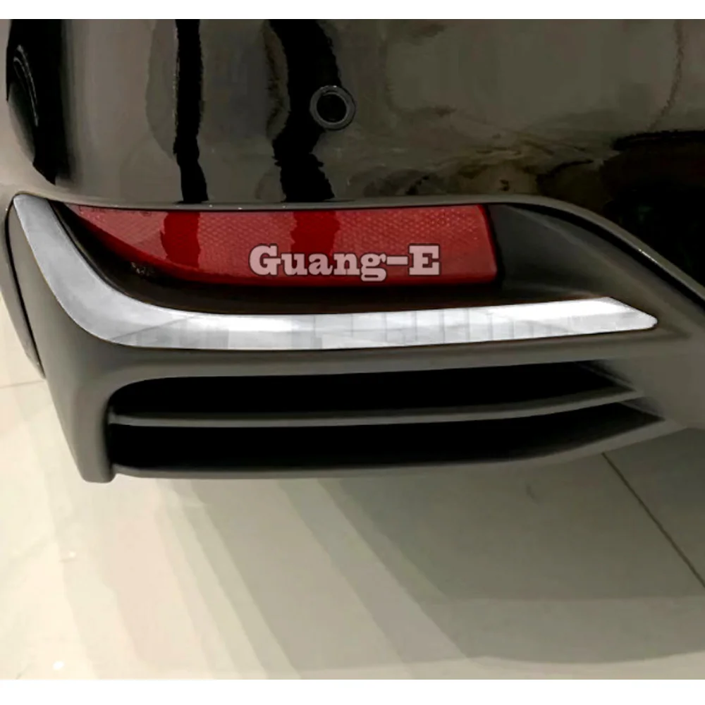 For Toyota Avalon XX50 2019 2020 2021 2022 2023 2024 Chrome Cover Trim Tail Rear Fog Light Lamp Frame Stick Panel Eyebrow 2PCs view 4