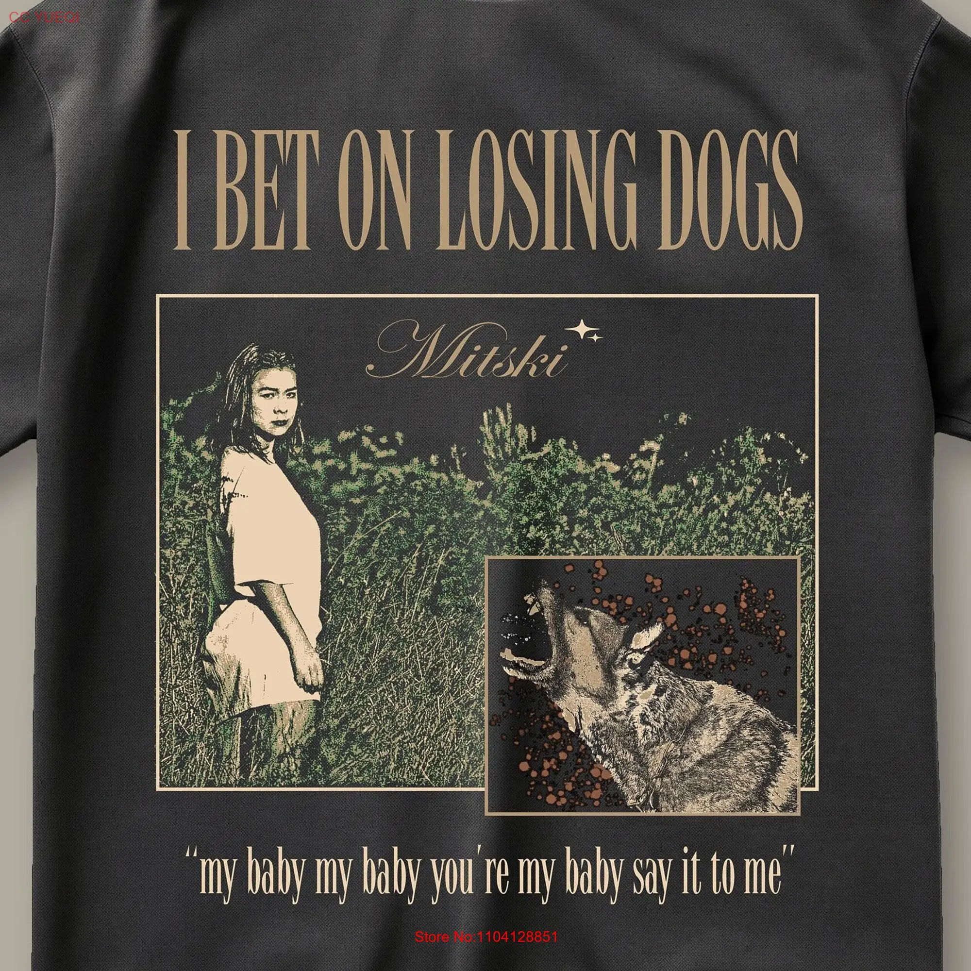 Mitski T-Shirt Merchandise Sweat Hoodie Fan Is De Cowboy Y Y 2K Lange Of Korte Mouwen