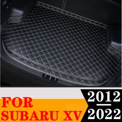 High Side Car Trunk Mat For SUBARU XV 2022 2021 2020 2019 2018 2017 2016-2012 Tail Boot Tray luggage Pad Rear Cargo Liner Carpet