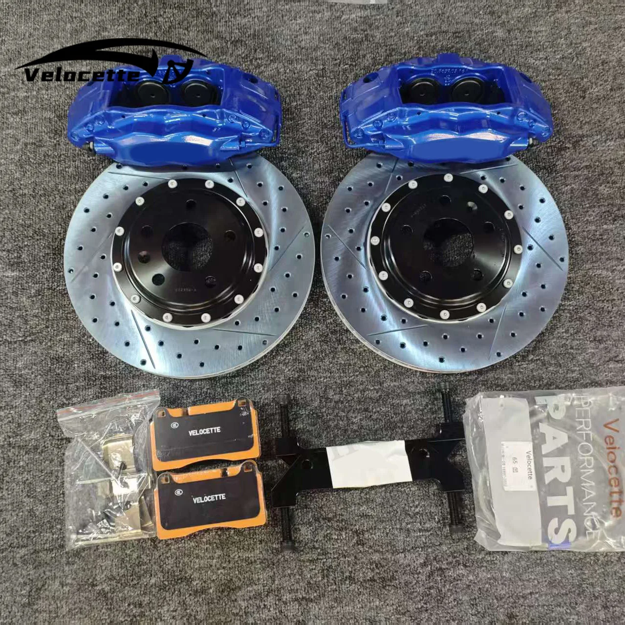 forCustom Blue 4 Piston High Performance Brake Caliper Kit for Volkswagen Passat Honda Accord Toyota Camry Civic Jazz EK Acura