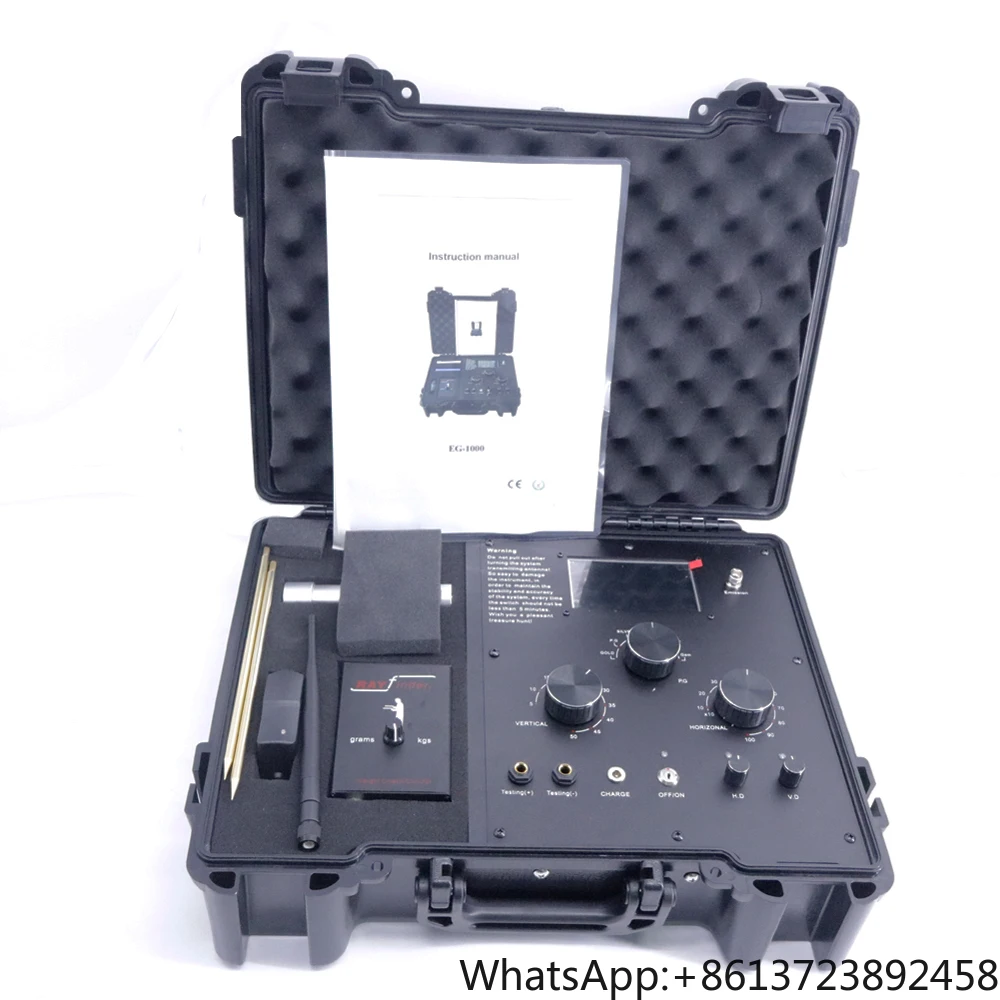 

EG-1000 Metal Detector Gold Detector Depth 50m Adjustment Range 0-1000m