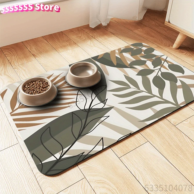 Daily home drain mat with nice water drainage. Non-slip design prevents shifting. Lightweight, durable for long-time use.