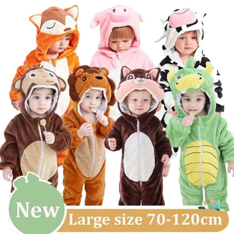 Baby Kigurumi Stitch Cartoon Romper Infant Kids Animal Jumpsuit Toddler Clothes Bodysuits Girls Boys Cosplay Pyjamas Costumes