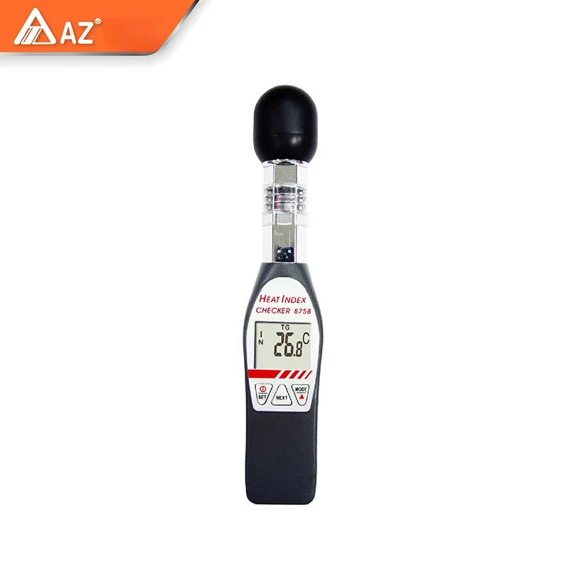 Az8758 Digital WBGT Checker Wet Bulb Globe Temperature Tester Heat Stress in Direct Sunlight(OEM Packaging Service Available