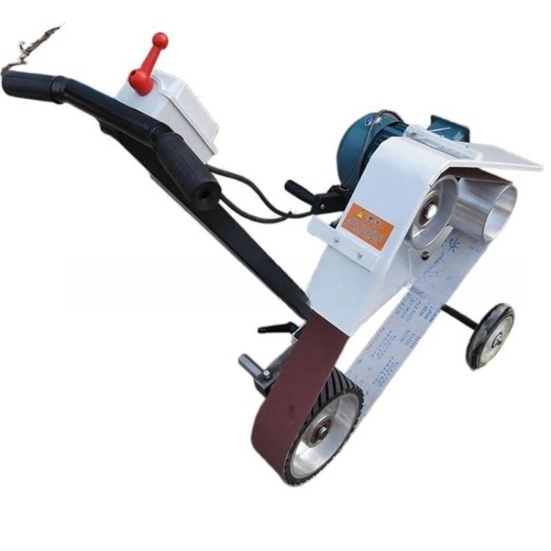 

Multifunctional belt machine metal rust removal small flat polishing machine deburring steel plate welding seam grinding machine