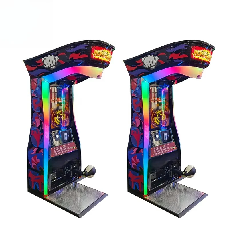 Coin Operated Amusement Park Equipment Punching Kicking Arcade Game Boxing Machine for Sale