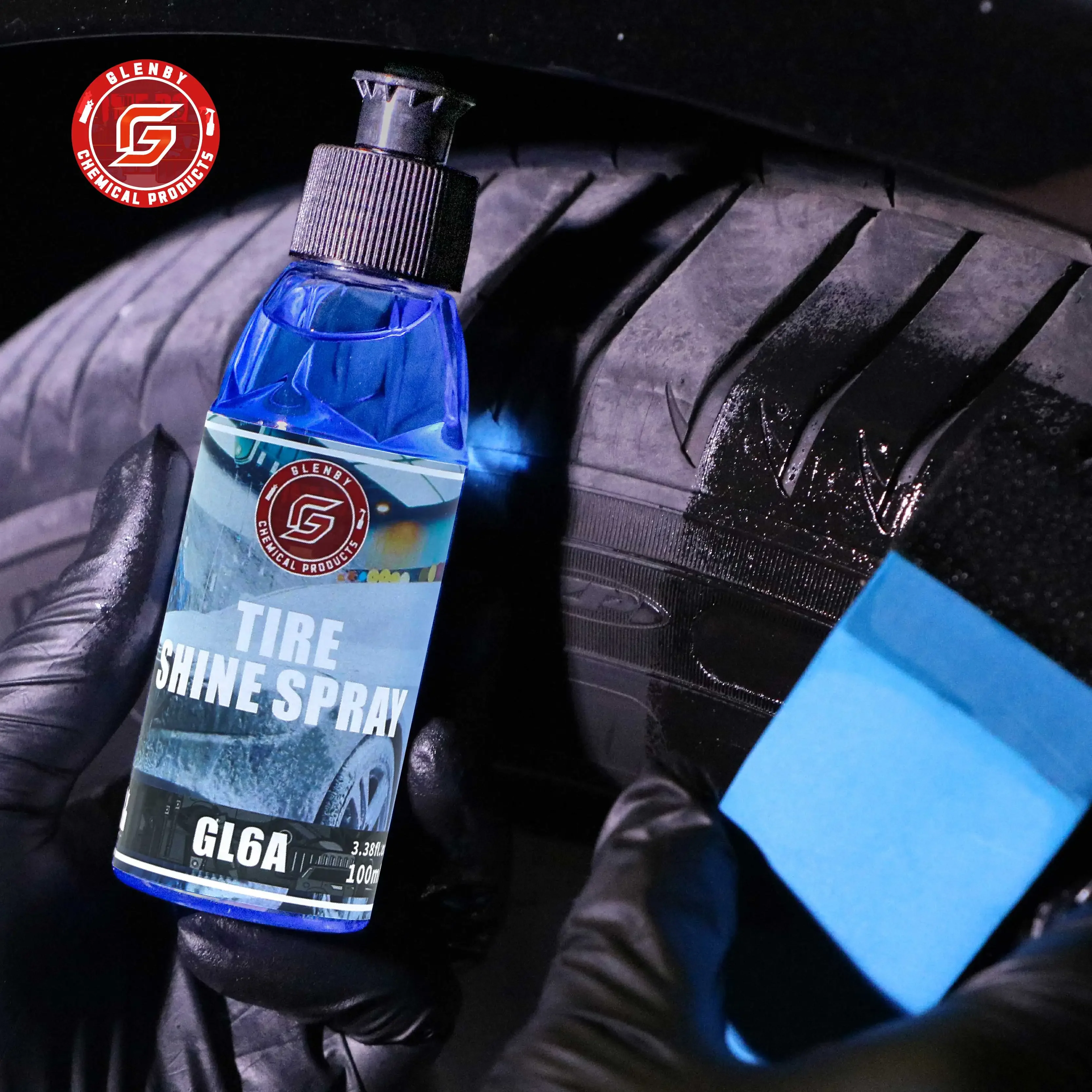 Black Wet Look Tire Shine Dressing,for a Whole New Level of Shine and Depth of Black,Safe for Cars,Trucks,Motorcycles,RVs & More