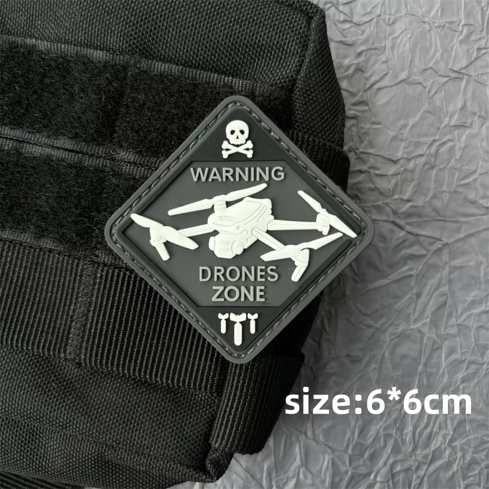 Tactical PVC Patch 3D Morale Badge Sticker on Clothes Smoke Chevron Russia Orc Hook and Loop Military Patches Backpack Emblem