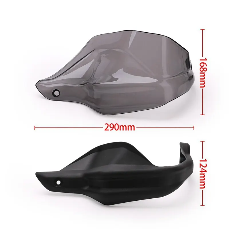 Motorcycle Hand Guards Windshield Deflectors 1 Pair Adjustable Handguards Wind Cold Protector Wind Guards Comaptible