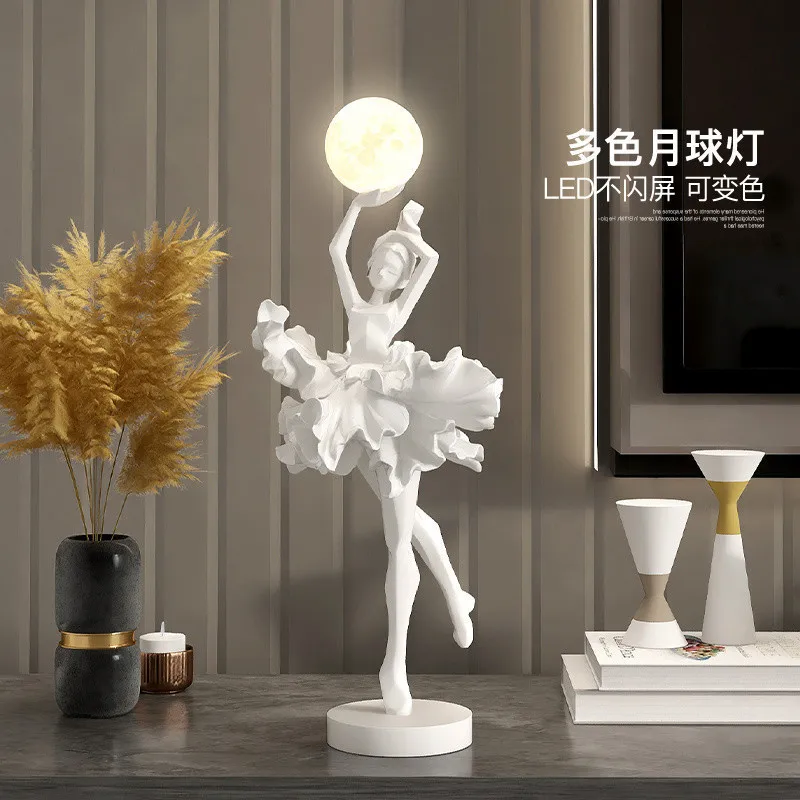 新しいライト高級バレエ子供飾りナイトライト装飾玄関リビングルームテレビキャビネットワイン