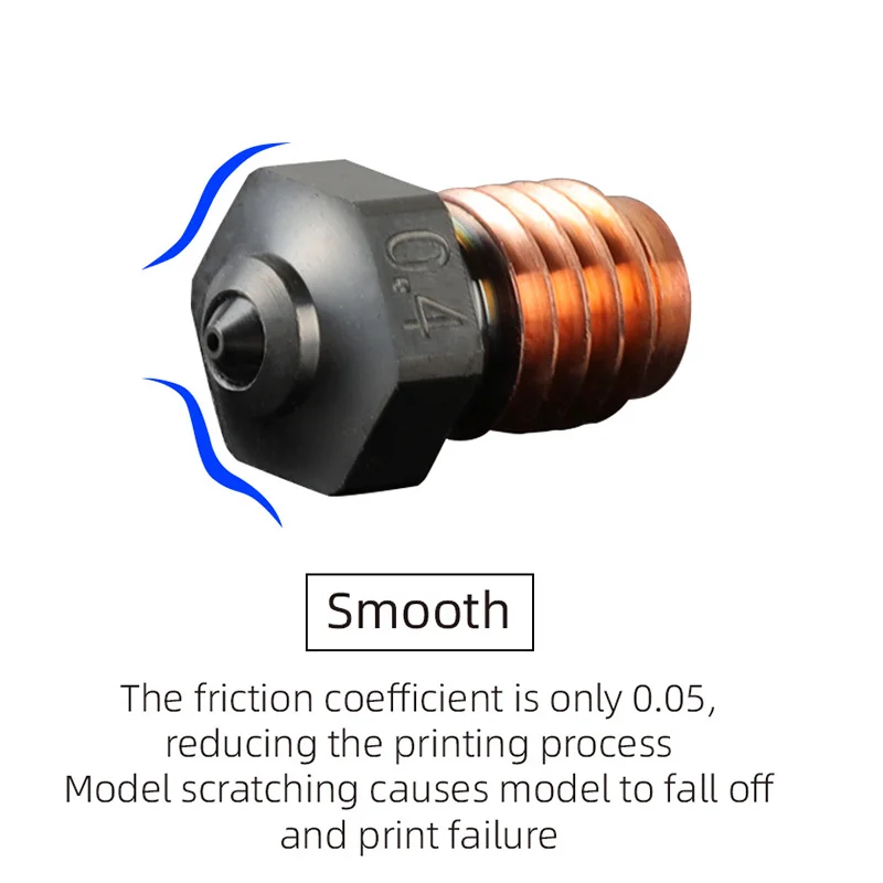 Mellow Durable Reduce Stick Phaetus Silicon Carbide V6 Nozzle For 3D Printer Accessories Nozzles M6 Prusa Voron VzBoT Hotend