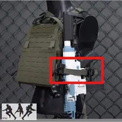 Tactical Quick Adjustment Tool Fixing Belt  Launcher Strap Suitable for Tactical Vest Hunting Tool Fixing Device
