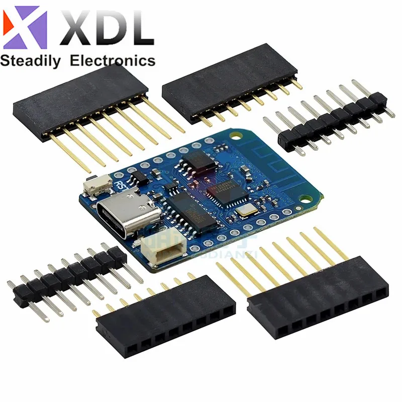 D1 Mini V4.0.0 TYPE-C USB WEMOS WIFI Internet of Things Board based ESP8266 4MB MicroPython Nodemcu Arduino Compatible