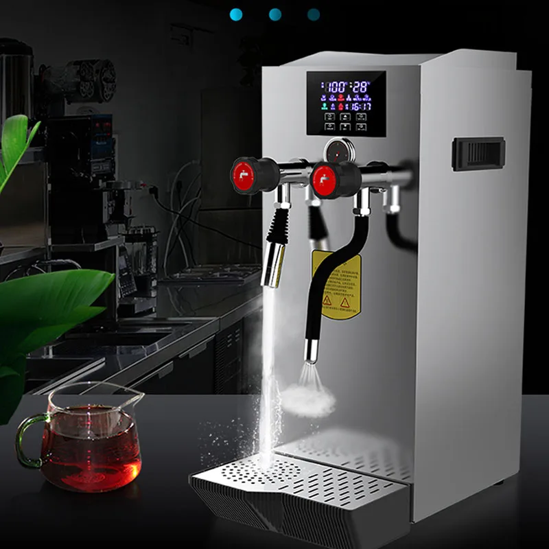 البخار آلة المياه التجارية الحليب الشاي متجر التلقائي آلة الحليب Frother آلة غطاء الحليب غلاية مياه آلة استخراج الشاي