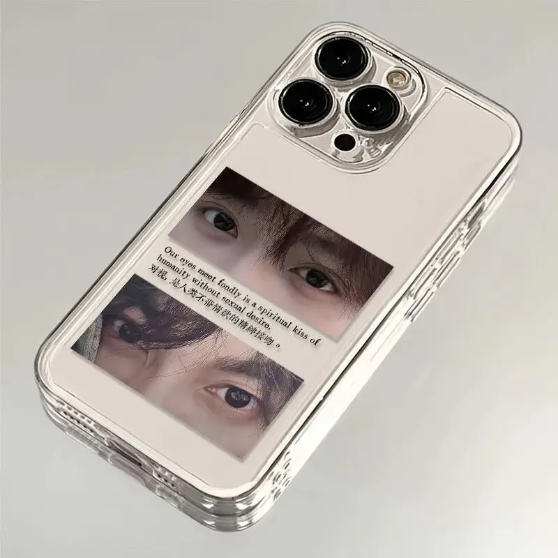 おしゃれなエステティックアイ英語スマホケース iPhone 17 16 15 14 13 12 11ProMax XR XS MAX 8PLUS MINI INS対応 透明カバー