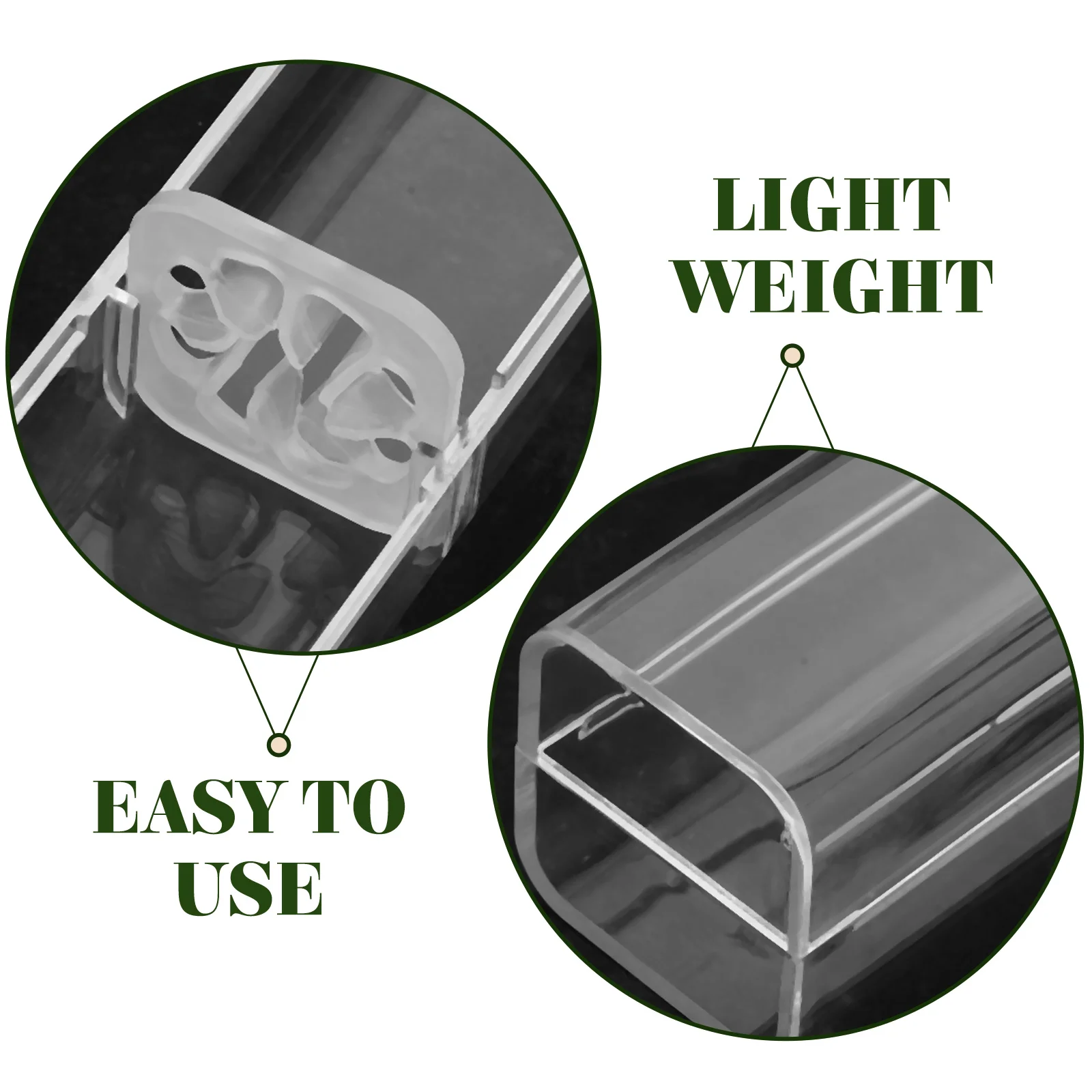 25 Pcs Transparent Pencil Case Empty Holder Gift Small Cases Container Display Storage