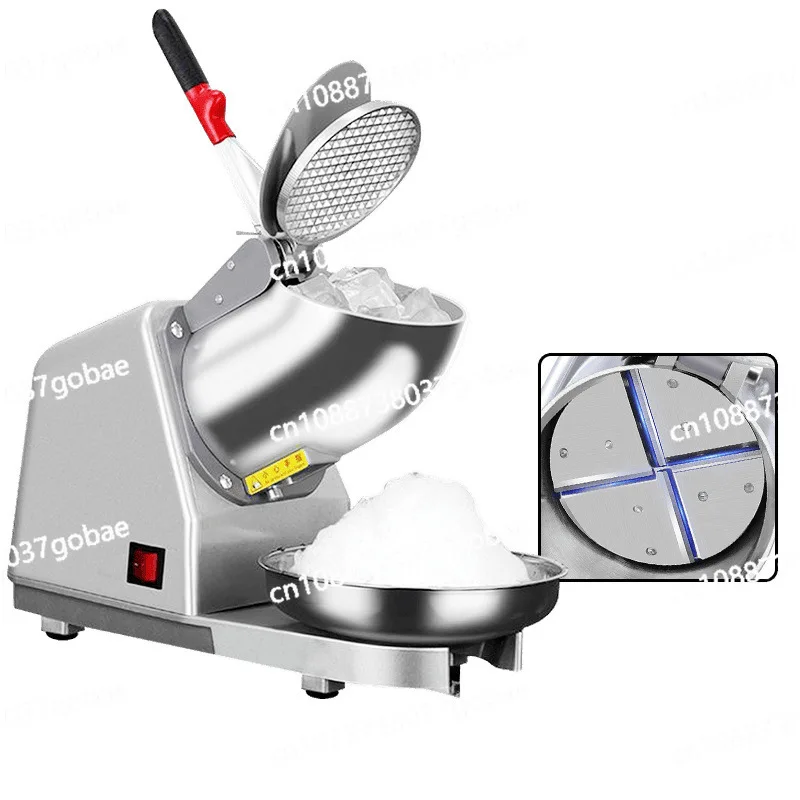 

Ice crusher, commercial stall household small ice shaver, milk tea shop smoothie machine