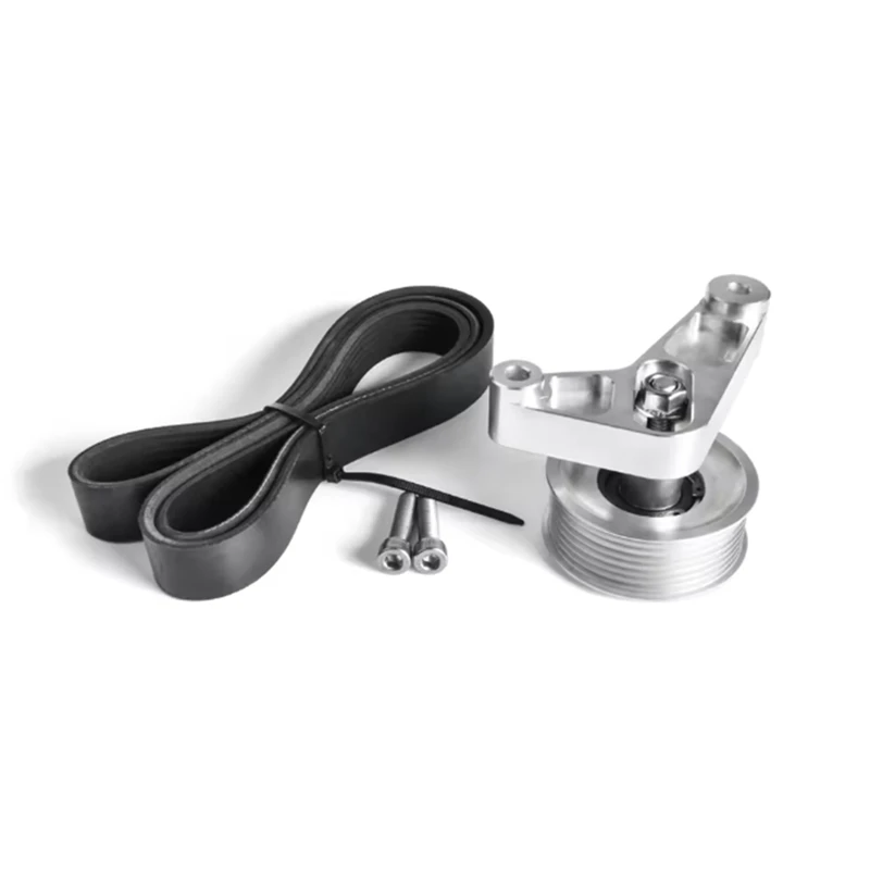 Super Sale K Series Swap Adjustable Idler Pulley Kit with Belt for Honda Civic & Integra with K24 Performance Engines