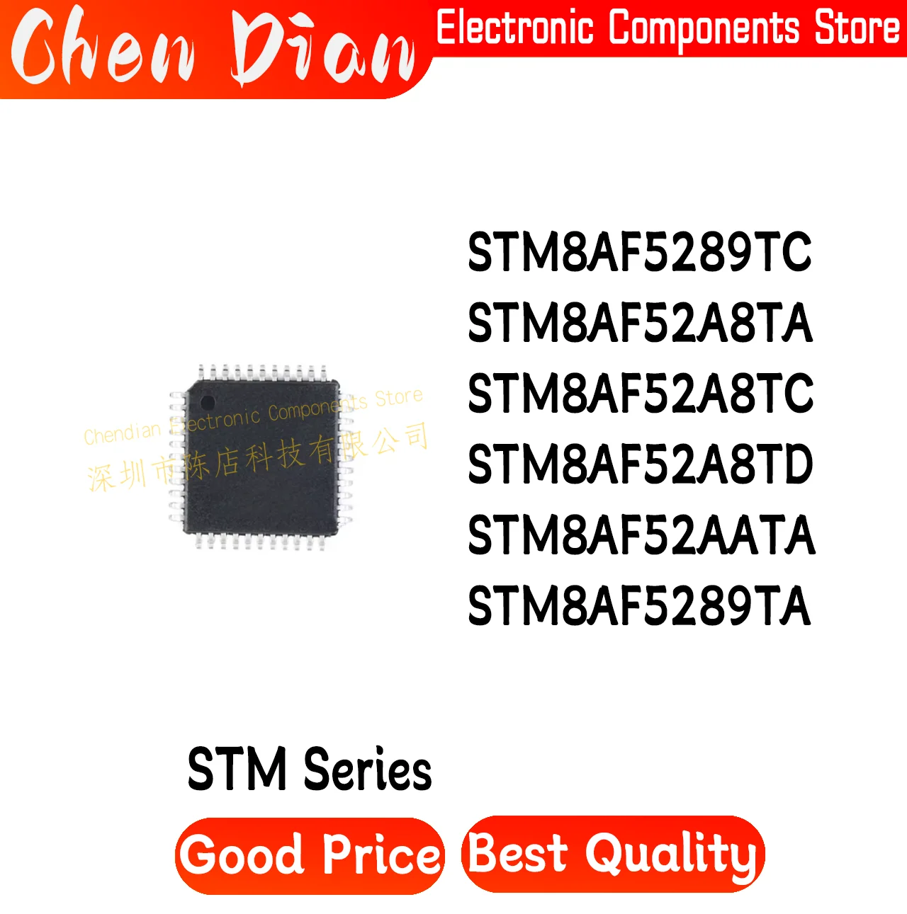 STM8AF5289TC STM8AF52A8TA STM8AF52A8TC STM8AF52A8TD STM8AF52AATA STM8AF5289TA LQFP 48 64 New Original Genuine