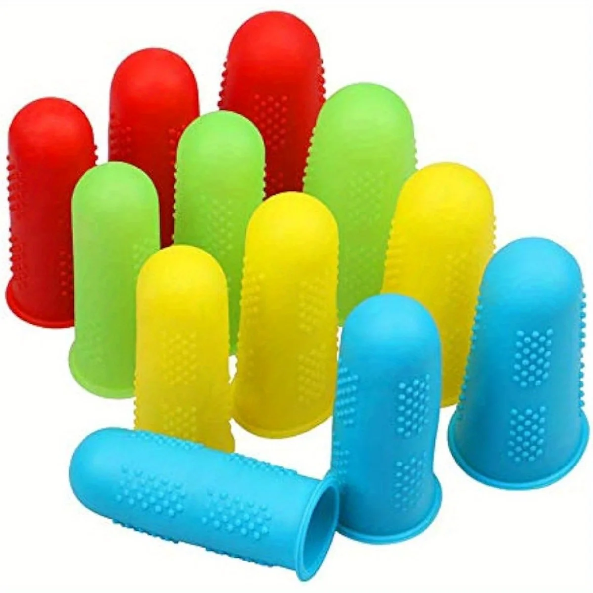 Silicone Hot Glue Gun Finger Caps,Finger Guard Protectors or Hot Glue Wax Rosin Resin Honey Adhesives Scrapbooking Sewing 3Sizes image 2