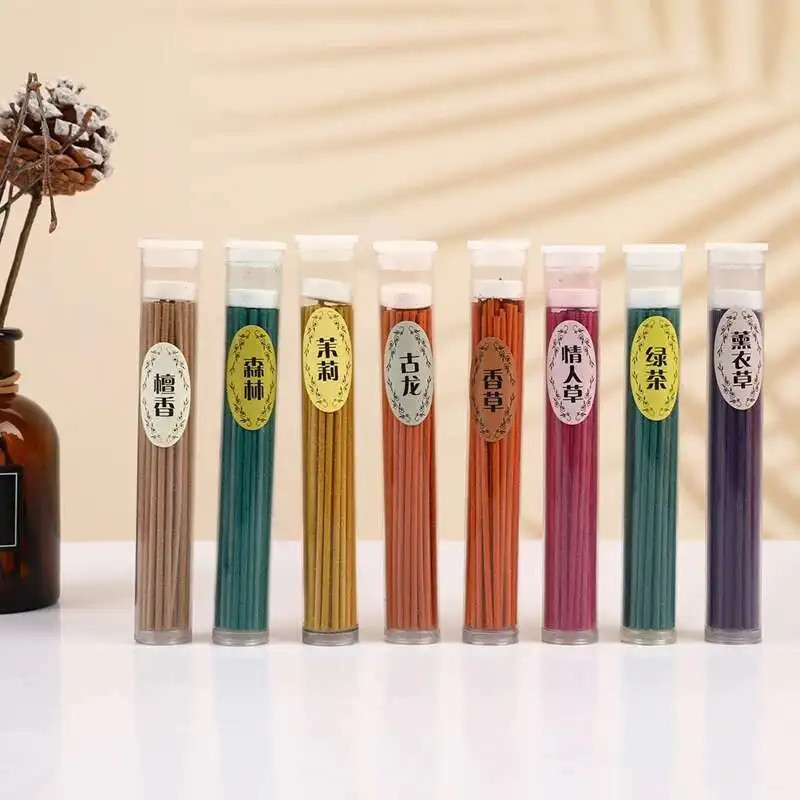 50 قطعة عصي البخور النباتية الطبيعية الروائح العطر التوابل الهواء النقي رائحة الهواء الطازج مزيل العرق الخزامى #5