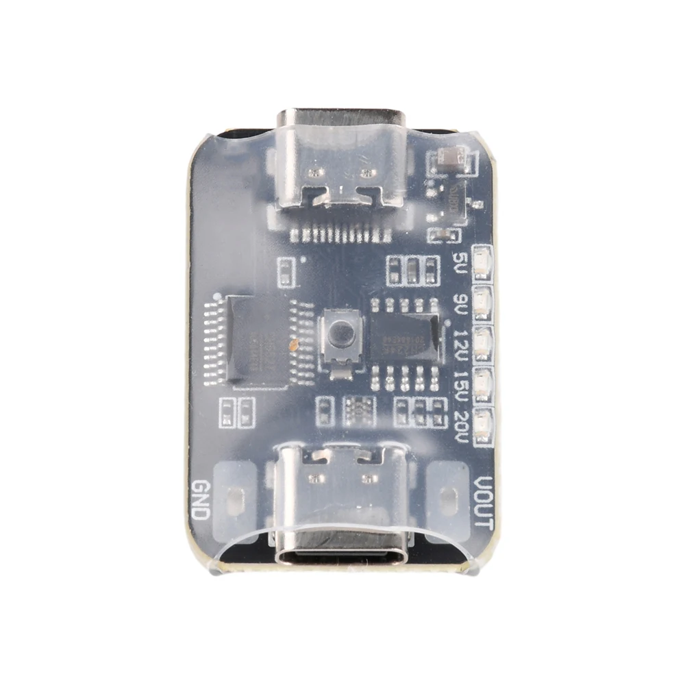 PD-Schnelllade-Attrappe-Modul mit einstellbarer Spannung 5V-20V Ausgang PD2.0/3.0 für Alterungstest von Typ-C-Ladegeräten – Detail 12