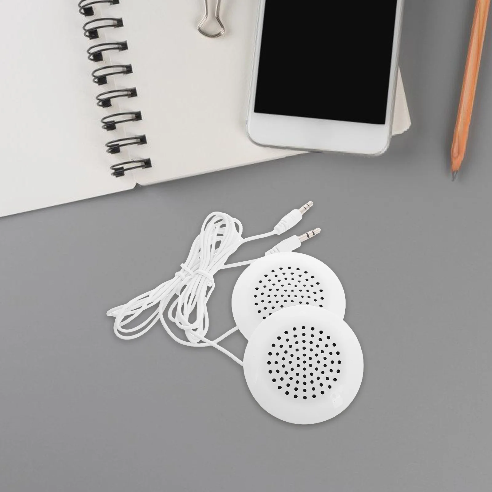 

Mini Speakers Portable Wired Small for Tablet Pillow Sound Soft Save Stereo Replacement Headphone Music Speaker Audio