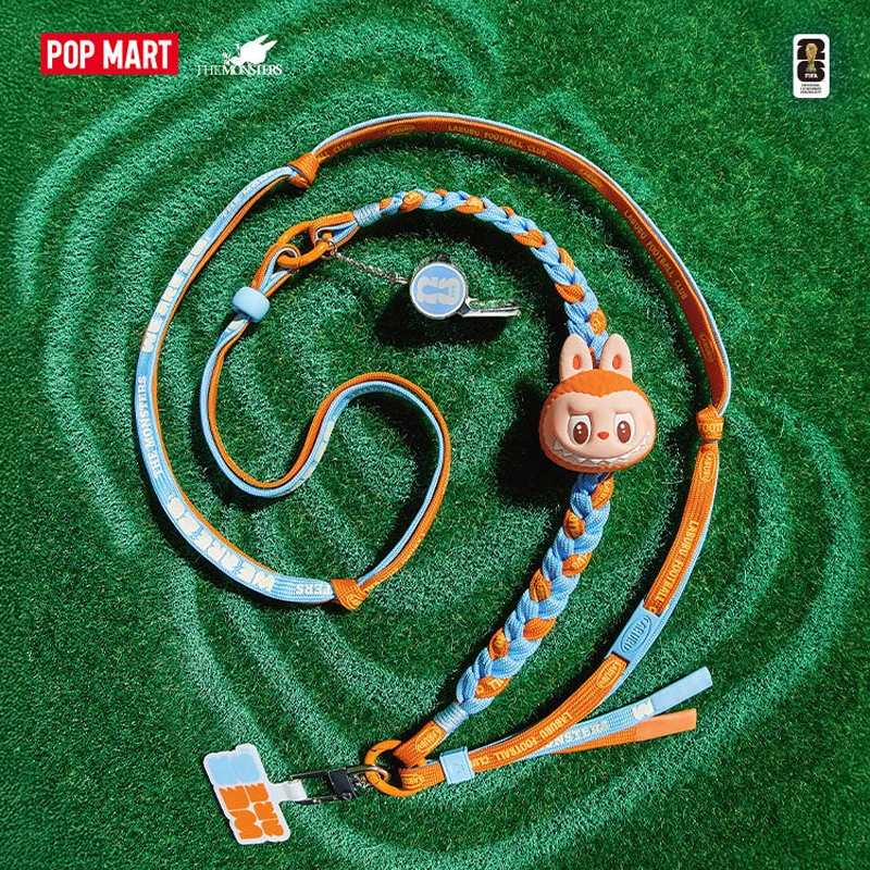 

POPMART Labubu The Monsters Fifa Series Mobile Phone Lanyard Blind Box Toys Surprise Box Kawaii Mystery Box Decoration Gift