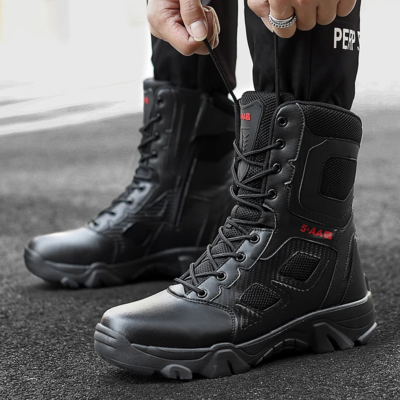 Men Tactical Boots Outdoor Women Army Shoes Desert Boot Training Unisex Ultrallight Military Safety Rapid Response Male Camping image 4