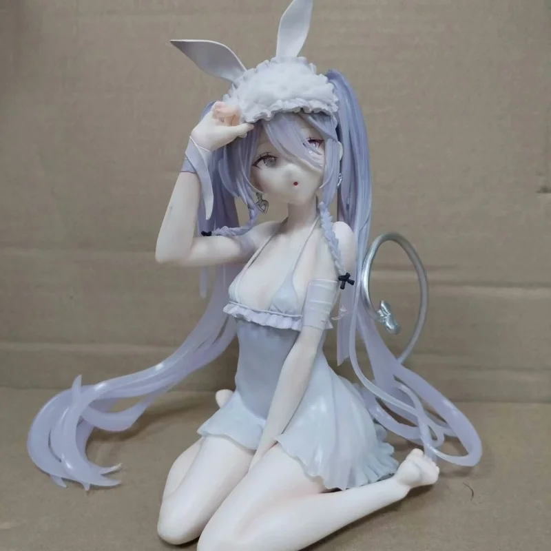 شخصية بانداي أنيمي إيف سليبي باني جيرل من مادة بي في سي - لعبة مجسمة قابلة للجمع لتزيين سطح المكتب لهدايا أعياد الميلاد