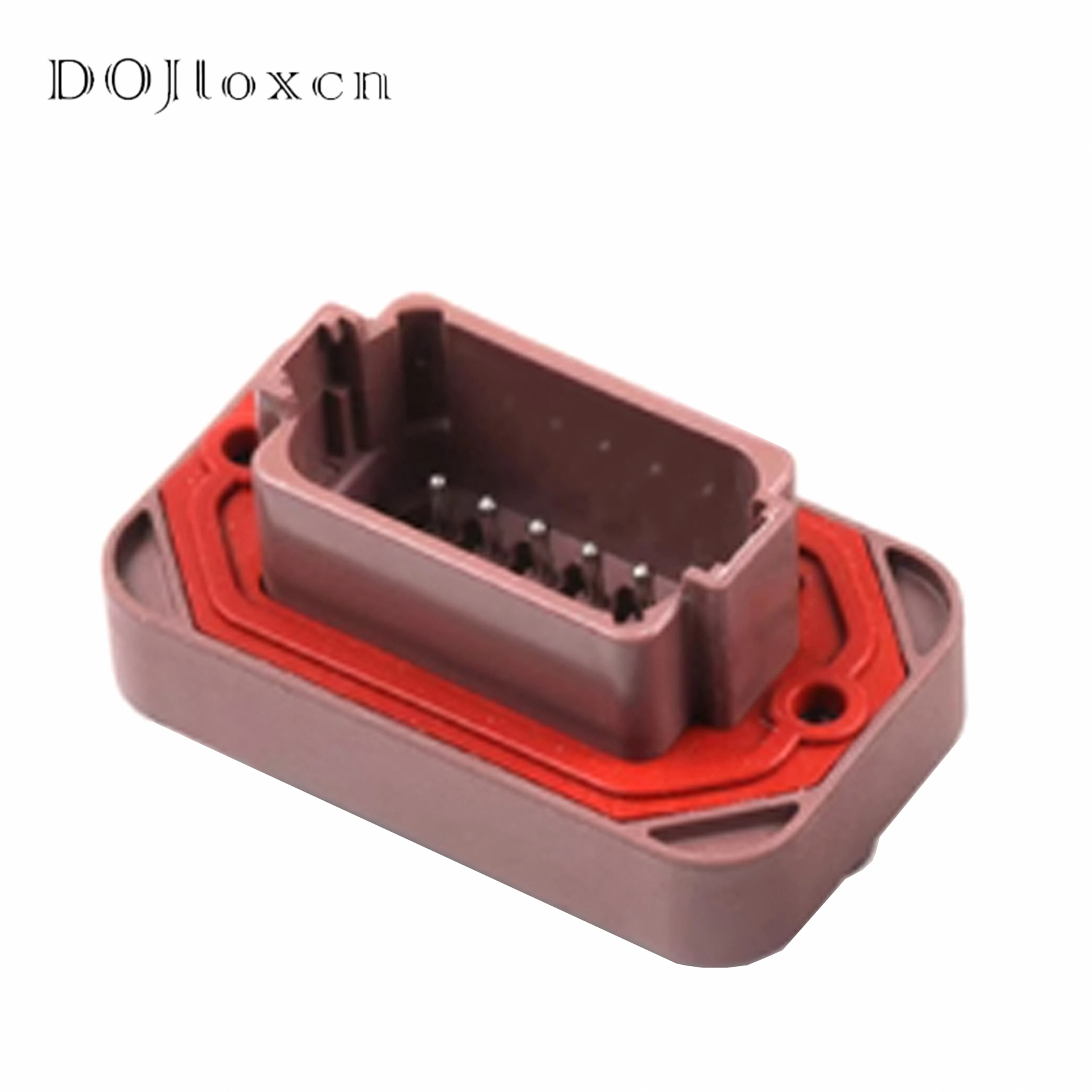1 Set 12 Pin DT15-12PA (BCD)DEUTSCH Black Male Connector PBC Straight Needle Seat Auto Waterproofing Wiring Socket